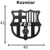 FC Barcelona Logo DEKORACJA ŚCIENNA obraz na ścianę